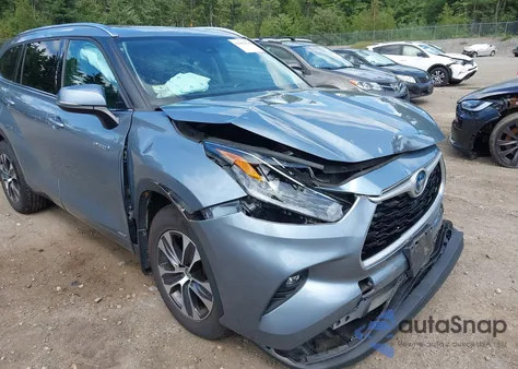 2021 Toyota Highlander Hybrid Xle from USA, damaged, VIN 5TDHBRCH5MS028348